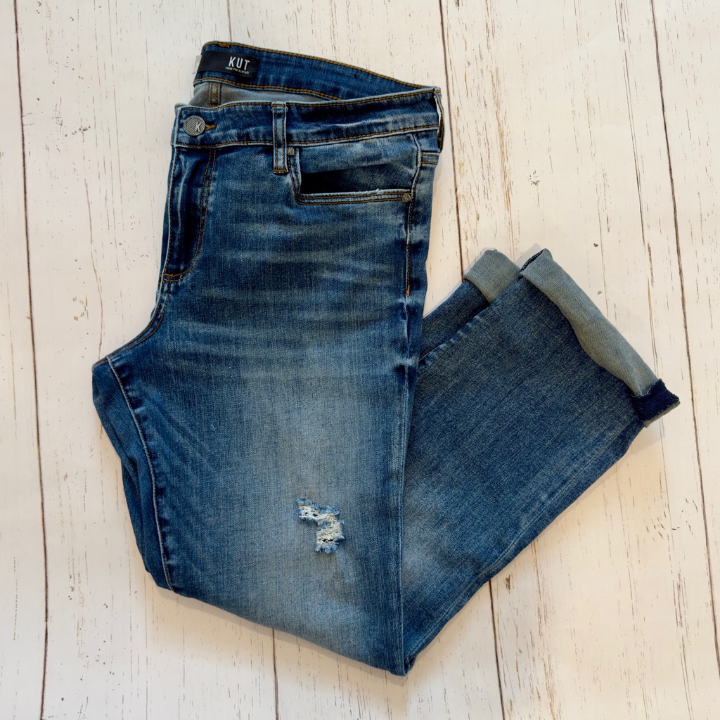 Kut “Catherine” Distressed Jeans